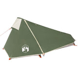 Camping Tent Tunnel 1-Person Green Waterproof 94608