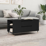 Coffee Table Black 102x44.5x50 cm Engineered Wood 830989