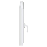 Basement Window RISOR 110 x 70 cm PVC and Glass White 42047259
