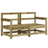 Garden Corner Sofas 2 pcs Impregnated Wood Pine 825512