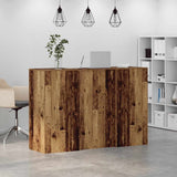 Reception Desk Old Wood 155x50x103.5 cm Engineered Wood 3324203