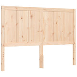 Bed Frame without Mattress Double Solid Wood Pine 3192596
