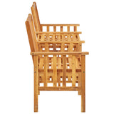 Bistro Set Natural wood colour Solid Acacia wood Standard Durable 45933