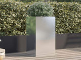 Planter Silver 32x29x75 cm Stainless Steel 841575