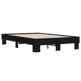 Bed Frame without Mattress Black 140x200 cm 845857