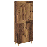 Highboard Old Wood 69.5 x 34 x 180 cm Engineered Wood 3415670