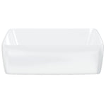 Wash Basin White 48x37x13 cm Ceramic Rectangle 153338