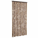 Insect Curtain Beige and Light Brown 90x200 cm Chenille 315121