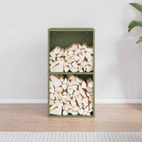 Firewood Rack Olive Green 40x30x75 cm Cold-rolled steel 864194