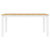5 Piece Dining Set PANAMA White Solid Wood Pine 3345181