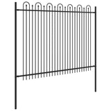 Spike Arch Fence DRONTEN Black 42030094