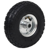 Sack Truck Wheels 4 pcs Rubber 4.10/3.50-4 142976