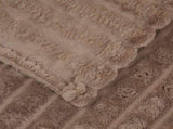 Throw Blanket Camel 240 x 220 cm 1.37 kg Fleece 42016915