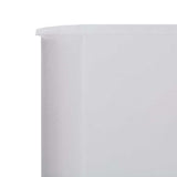 3-panel Wind Screen Fabric 400x160 cm Sand White 47148