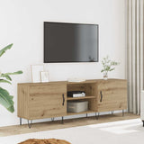 TV Cabinet Artisan Oak 150x30x50 cm Engineered Wood 857327
