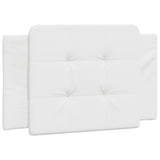 Bed Frame without Mattress "Zadar" White 90x190 cm Single Faux Leather 3208150