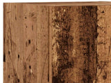 TV Cabinet with LED Lights Old Wood 30.5x30x102 cm 857676