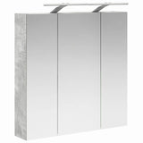 Bathroom Mirror Cabinet Concrete Grey 70 x 14.5 x 70 cm 889098