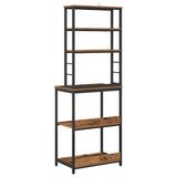 Kitchen Shelf Old Wood 60 x 40 x 168 cm Engineered Wood 883884