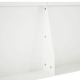 Retaining Wall 2 pcs 50 x 50 x 40 cm Steel White 8015174