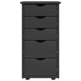 Cabinet Grey 34 x 39 x 61.5 cm Solid Pine Wood 42028350