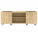 Record Cabinet Sonoma Oak 121x38x48 cm Engineered Wood 831679