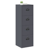 File Cabinet Anthracite 45.5 x 42 x 139 cm Cold-Rolled Steel 891624