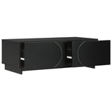 Coffee Table Black 102 x 50.5 x 35 cm Engineered Wood 8011451