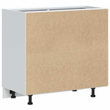 Kitchen Base Cabinet Lucca White Engineered Wood 854308