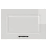 Kitchen Wall Cabinet Kalmar High Gloss White Engineered Wood 853599