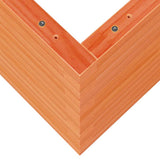 Garden Planter Wax Brown 70x40x45.5 cm Solid Wood Pine 847265