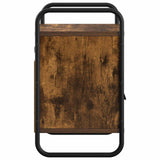 Hanging Bedside Cabinet 2 pcs Smoked Oak 40 x 30 x 50 cm 8013559