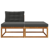 Sectional Sofa Units with Cushion 2 Piece Natural 900549
