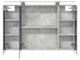 Bathroom Mirror Cabinet Concrete Grey 80 x 14.5 x 70 cm 889114