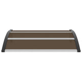 Door Canopy Black 120x100 cm PC 45633