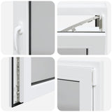 Basement Window RISOR 80x60 cm Tilt&Turn DIN Right White 4108353