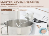 Stand Mixer, 5L Food Mixer for Baking, 6 Speeds and Pulse Setting, 1400W Cake Electric Kitchen Mixer T3398P343019