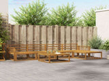 Outdoor Sofa Set 6 pcs Natural Solid Acacia Wood 3367467
