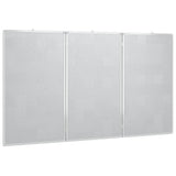 Magnetic Whiteboard Foldable 180x80x1.7 cm Aluminium 4005362