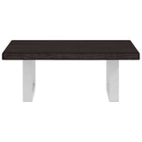 Basin Shelf Wall Mounted Steel and Solid Wood Oak 3302576