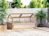 Raised Garden Flower Bed Kit with Greenhouse 32350508
