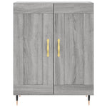 Highboard Grey Sonoma 69.5x34x180 cm Engineered Wood 3189939