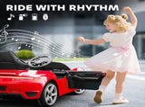 Kids Electric Car, 12V Licensed RUF GT Ride on Car with Suspension, Remote Control, Music, for 3-5 T3398P422386