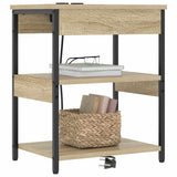 Bedside Cabinet Sonoma Oak 41 x 31 x 51 cm Engineered Wood 859537