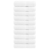 Premium Hand Towels "SOLUND" 10 pcs White 50x100 cm 600 gsm 137126