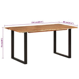 Dining Table 154x80x76 cm Solid Acacia Wood 286473