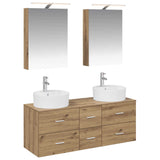 Bathroom Furniture Set 5 pcs Artisan Oak 3406918
