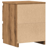 ZNTS Bedside Cabinets 2 pcs Aritisan Oak 30x30x40 cm Engineered Wood 855849