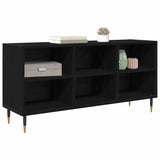TV Cabinet Black Oak 103.5 x 30 x 50 cm Engineered Wood 881922