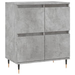 Sideboards 2 pcs Concrete Grey Engineered Wood 3190169